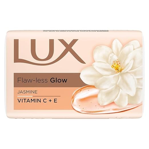 Lux Flaw-less Glow Bathing Soap infused with Vitamin C & E 4 x 100g